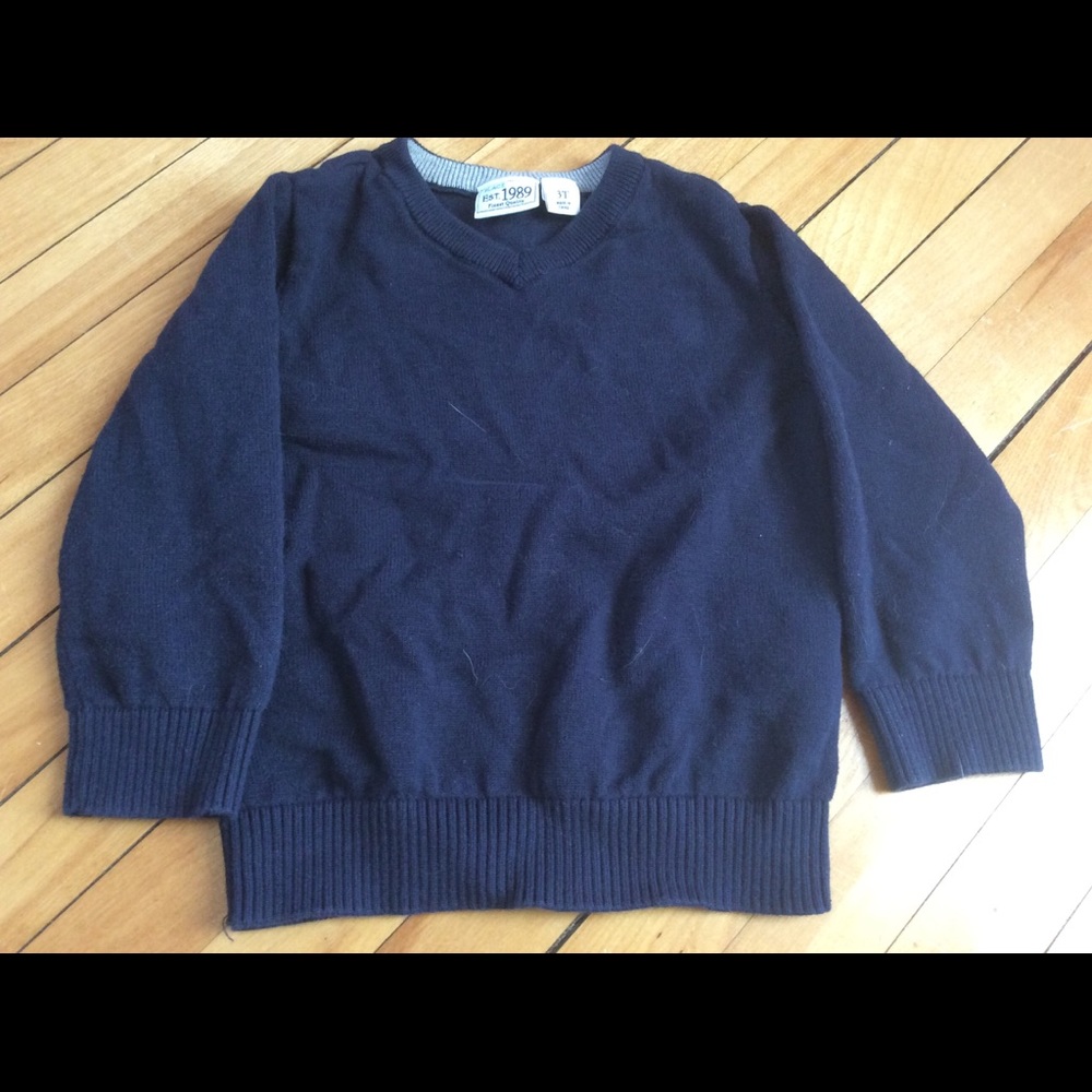 Boys Blue v neck sweater